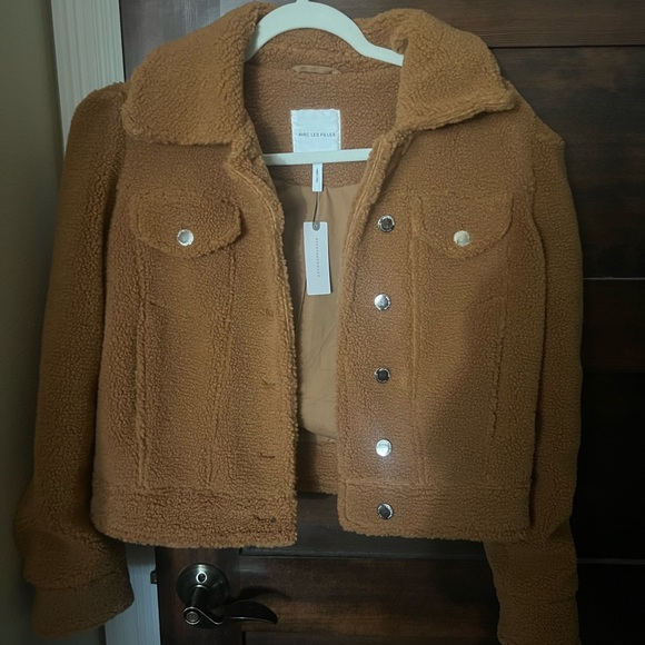 Avec Les Filles Sherpa Trucker Jacket ANTHROPOLOGIE XS - Picture 6 of 6
